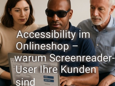 Barrierefreiheit onlineshop ♿ Accessibility im Onlineshop – warum Screenreader-User Ihre Kunden sind 🗣️ Accessibility E-Commerce