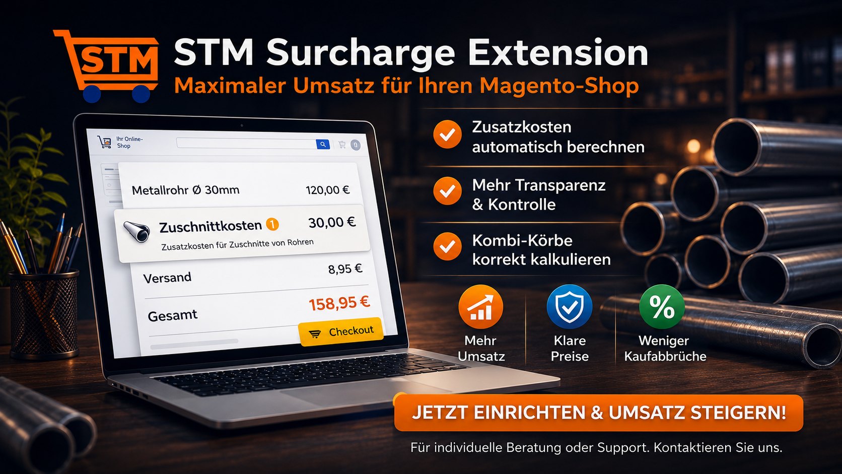 STM Surcharge Max - Magento 2 Extension