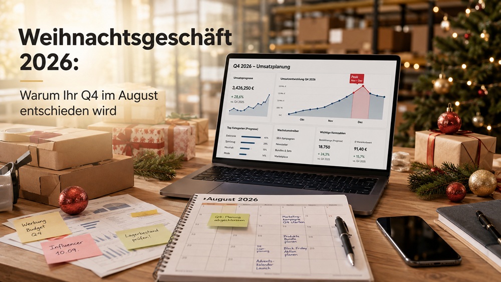 Weihnachtsgeschäft 2026: Warum Ihr Q4 im August entschieden wird