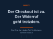 Widerrufsbutton in Shopify: Eingriffe in den Checkout sind ausserhalb von Shopify Plus gesperrt, eigene Widerrufsseite mit Bestelldatenabgleich funktioniert in jedem Tarif