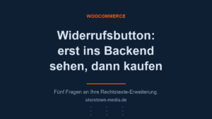 Widerrufsbutton in WooCommerce umsetzen: Pflicht seit Juni 2026