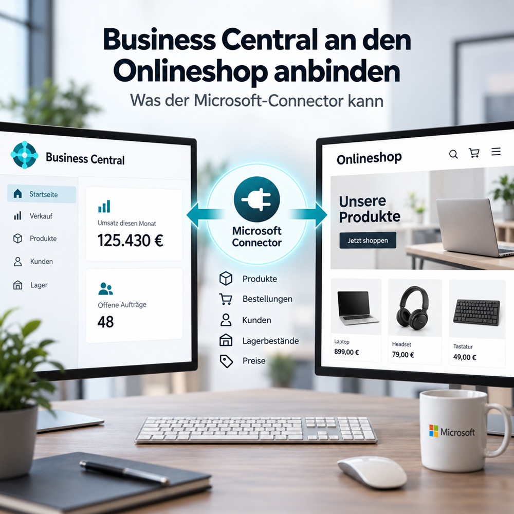Business Central an den Onlineshop anbinden: Was der Microsoft-Connector kann