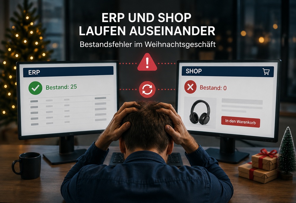 E-Commerce News - Tipps & Tricks – ERP und Shop laufen auseinander: Bestandsfehler im Weihnachtsgeschäft – Warum ERP u…