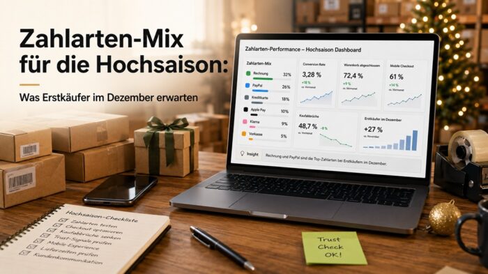 Beste zahlarten onlineshop Zahlarten-Mix für die Hochsaison: Was Erstkäufer im Dezember erwarten Checkout Zahlarten
