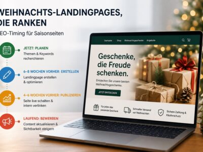 Weihnachts landingpages seo timing geschenke Weihnachts-Landingpages, die ranken: SEO-Timing für Saisonseiten Black Friday URL