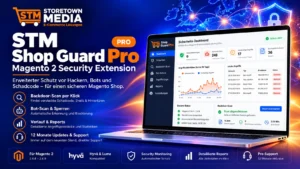 STM Shop Guard Pro: Magento 2 Security Extension mit Backdoor-Scan per Klick und Sicherheits-Dashboard