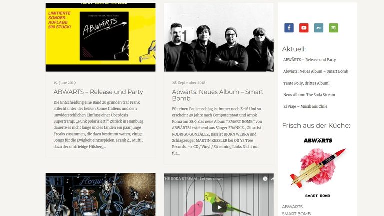 Musik Download Shop mit Magento und Label-Website mit Joomla! – Branding Referenz Storetown Media