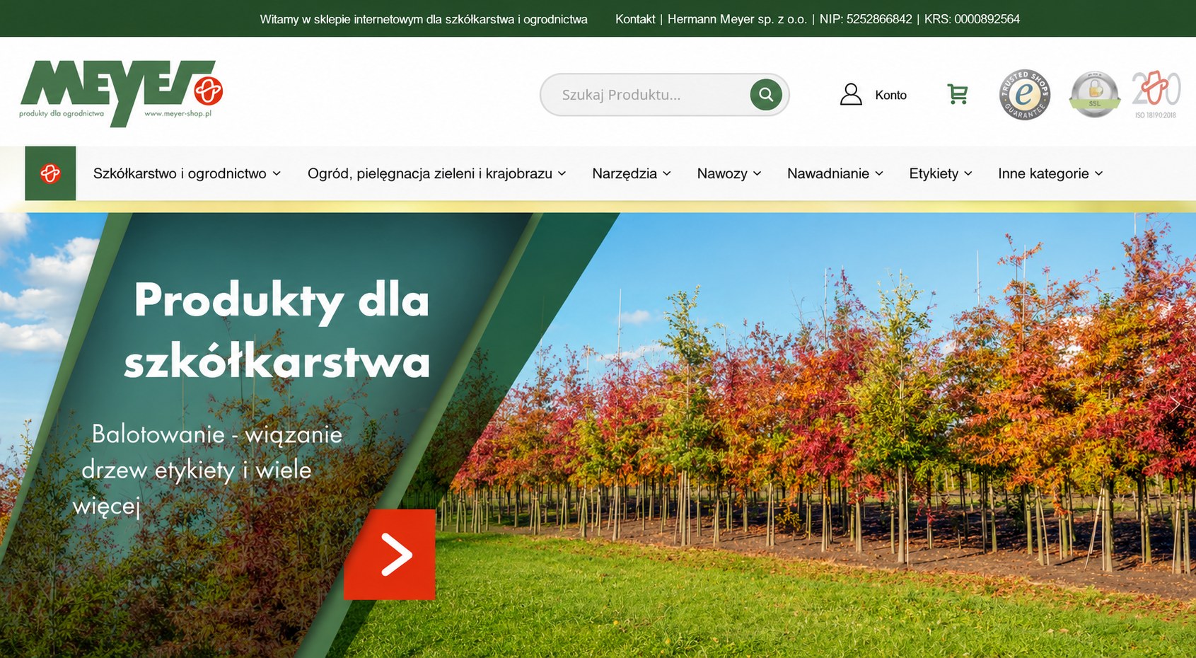 Magento 2 Online-Shop Referenz: meyer-shop.pl