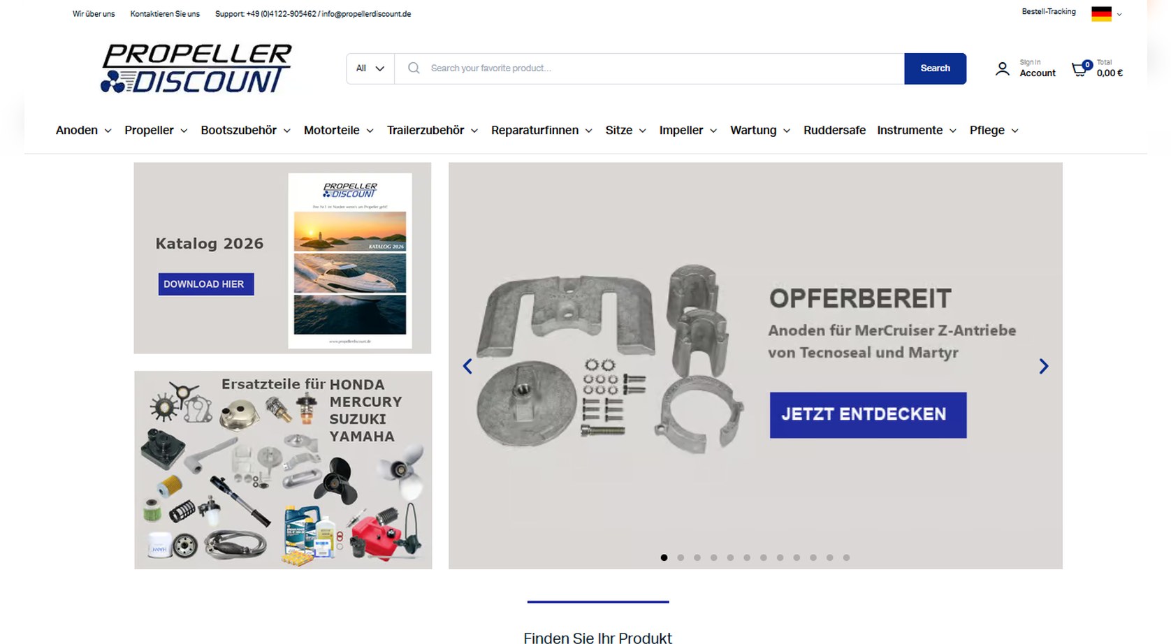 Website-Referenz (WordPress + WooCommerce): propellerdiscount.de
